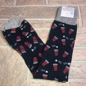 Beerpong Tall Long Socks NWT $18